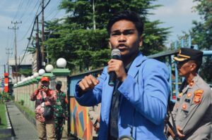 Ali sya'ban M selaku ketua PMII rayon fisip Uiversitas Mulawarman