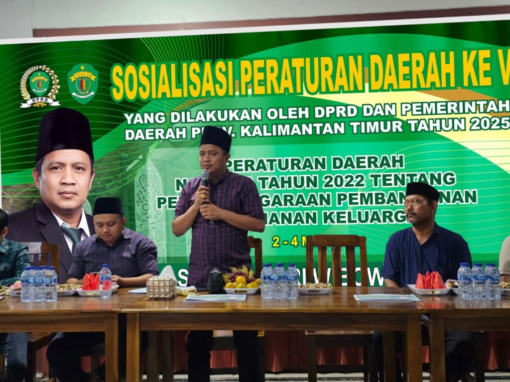 Selamat Ari Wibowo Gelar Sosialisasi Perda Ketahanan Keluarga di Kutai Kartanegara