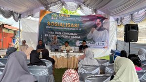 Anggota Komisi IV Damayanti, S.Pd. saat menyampaikan materi PDD ke 12